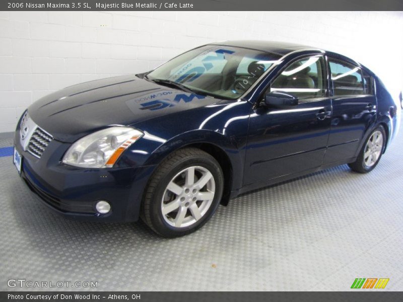 Majestic Blue Metallic / Cafe Latte 2006 Nissan Maxima 3.5 SL