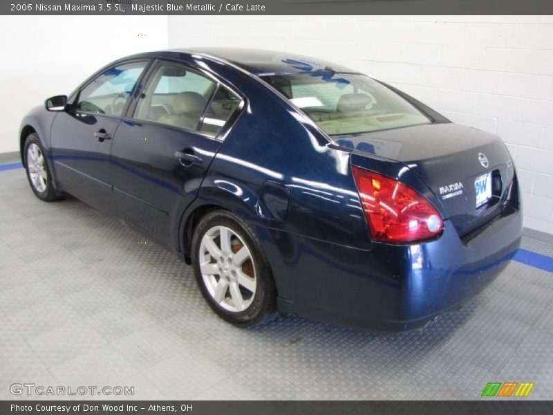 Majestic Blue Metallic / Cafe Latte 2006 Nissan Maxima 3.5 SL