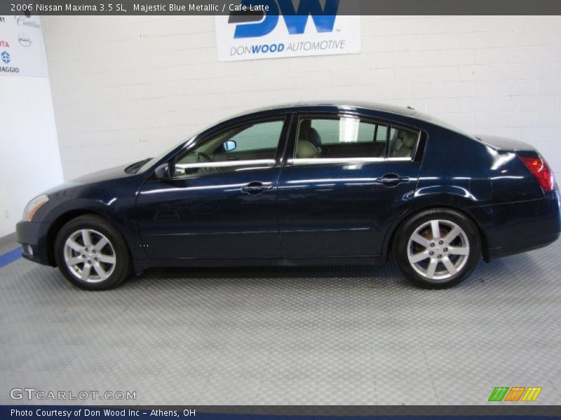 Majestic Blue Metallic / Cafe Latte 2006 Nissan Maxima 3.5 SL
