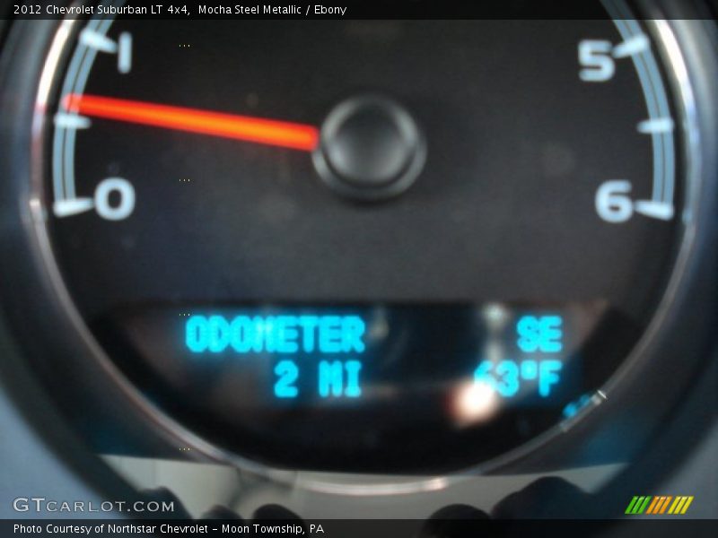 Mocha Steel Metallic / Ebony 2012 Chevrolet Suburban LT 4x4