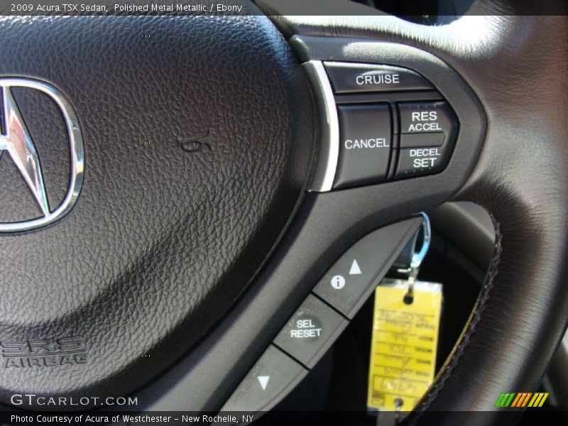 Controls of 2009 TSX Sedan