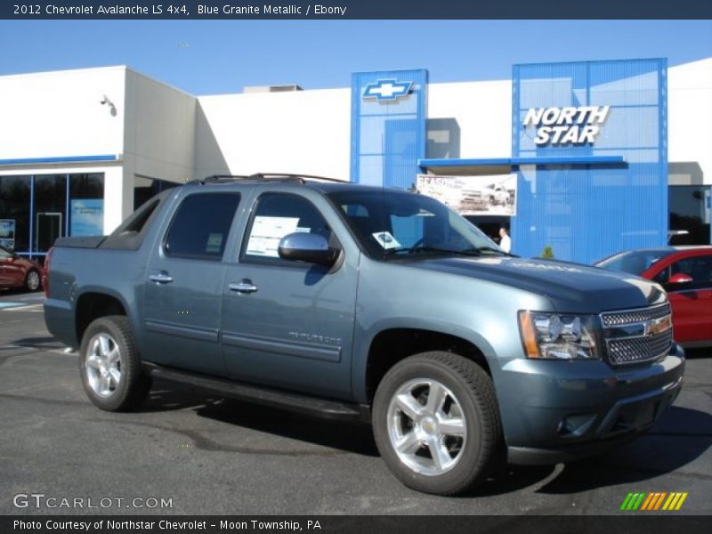 Blue Granite Metallic / Ebony 2012 Chevrolet Avalanche LS 4x4