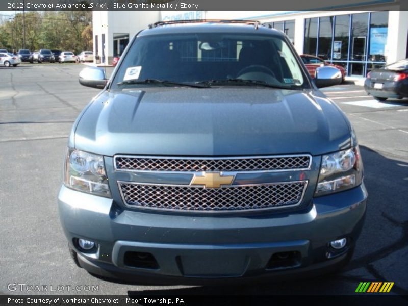 Blue Granite Metallic / Ebony 2012 Chevrolet Avalanche LS 4x4
