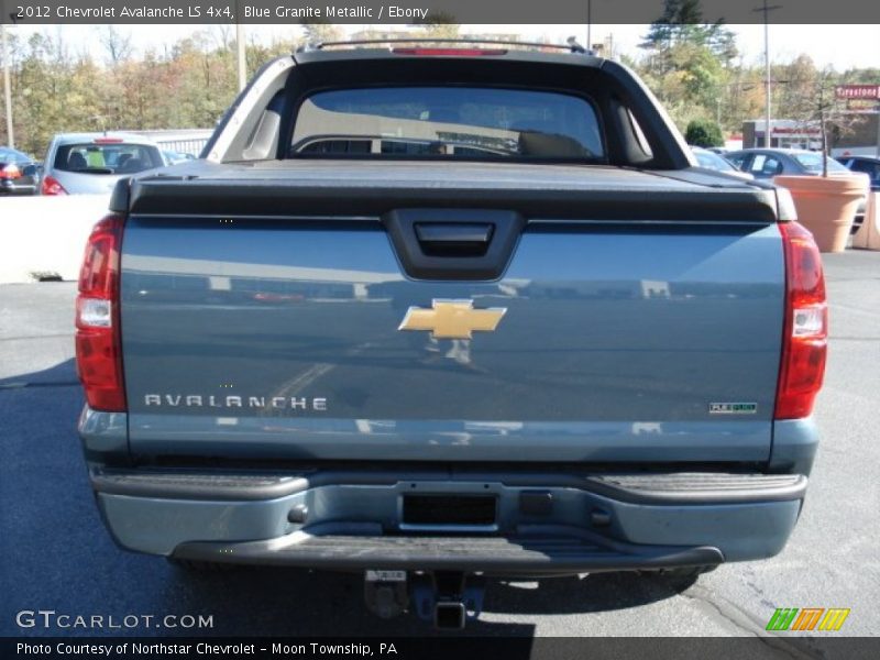 Blue Granite Metallic / Ebony 2012 Chevrolet Avalanche LS 4x4