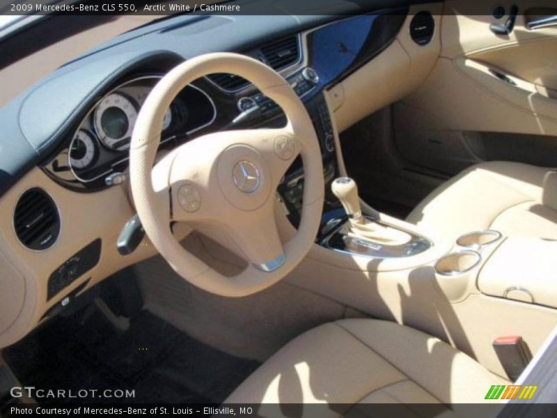 Arctic White / Cashmere 2009 Mercedes-Benz CLS 550