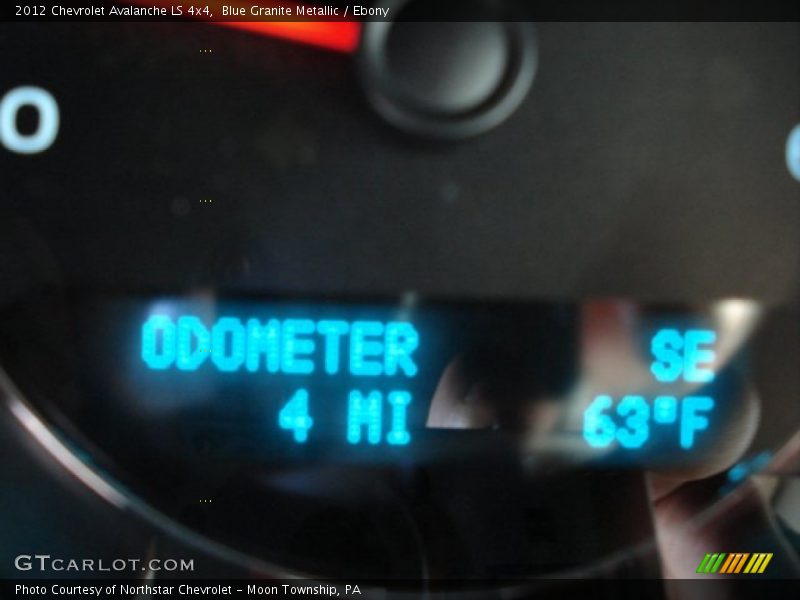 Blue Granite Metallic / Ebony 2012 Chevrolet Avalanche LS 4x4