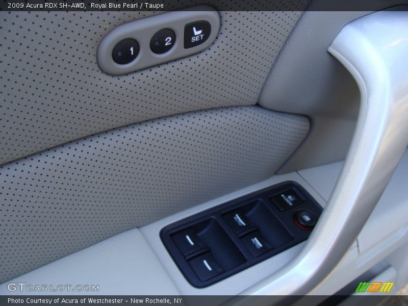 Royal Blue Pearl / Taupe 2009 Acura RDX SH-AWD