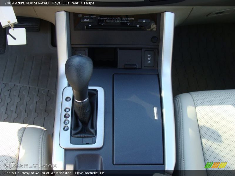 Royal Blue Pearl / Taupe 2009 Acura RDX SH-AWD