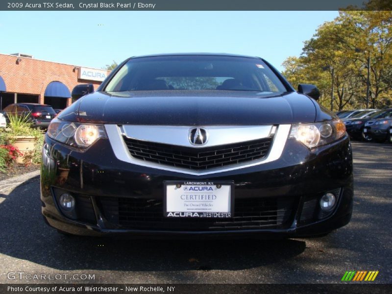 Crystal Black Pearl / Ebony 2009 Acura TSX Sedan