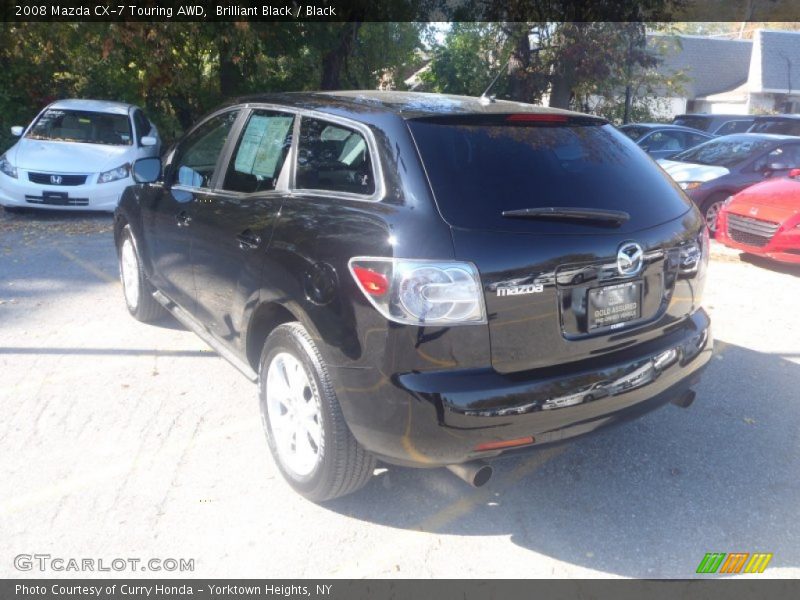 Brilliant Black / Black 2008 Mazda CX-7 Touring AWD