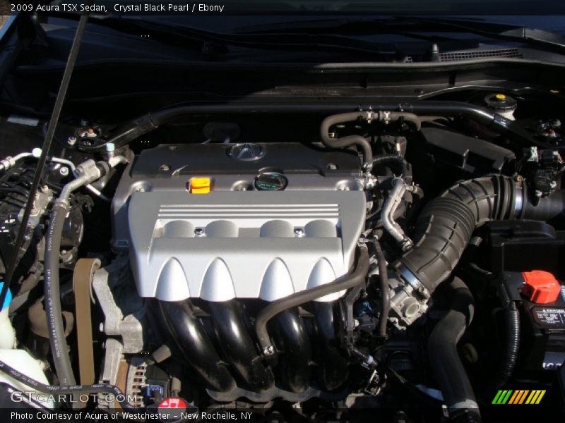 Crystal Black Pearl / Ebony 2009 Acura TSX Sedan