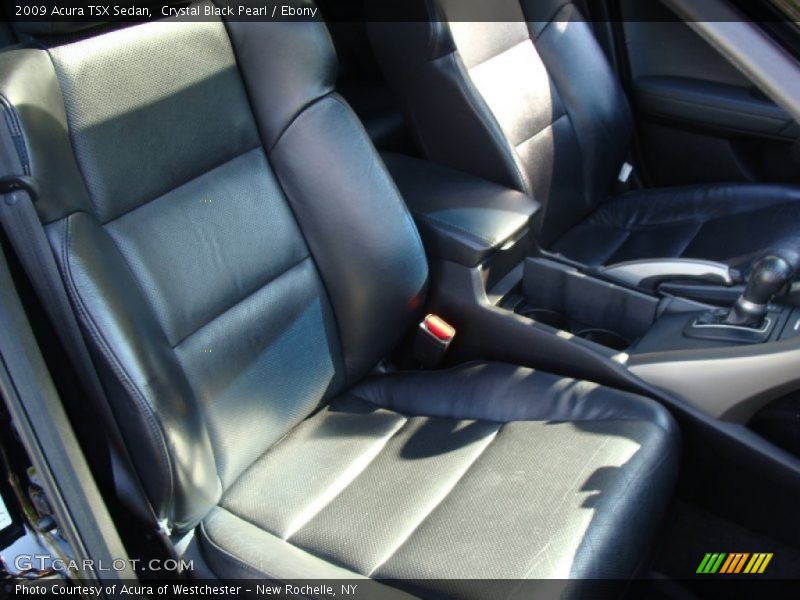 Crystal Black Pearl / Ebony 2009 Acura TSX Sedan