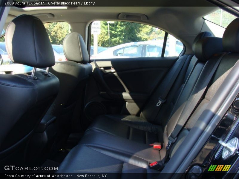 Crystal Black Pearl / Ebony 2009 Acura TSX Sedan