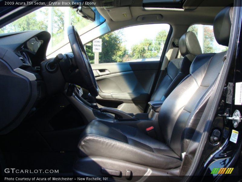 Crystal Black Pearl / Ebony 2009 Acura TSX Sedan