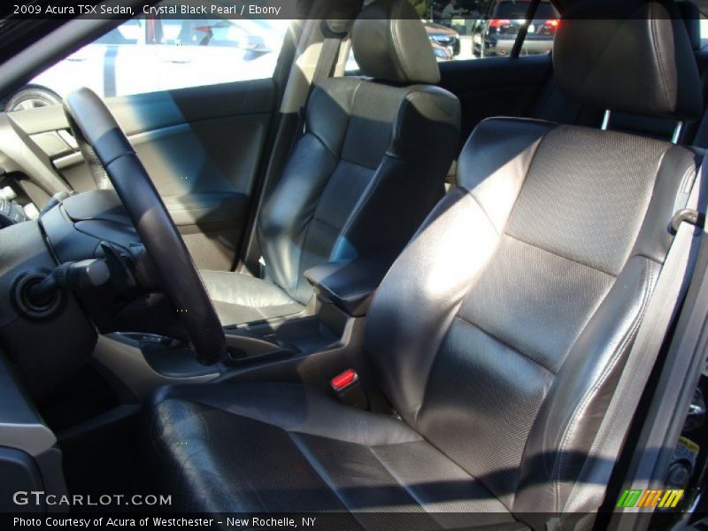 Crystal Black Pearl / Ebony 2009 Acura TSX Sedan