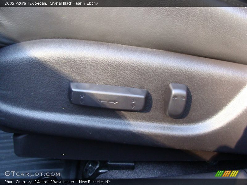 Crystal Black Pearl / Ebony 2009 Acura TSX Sedan