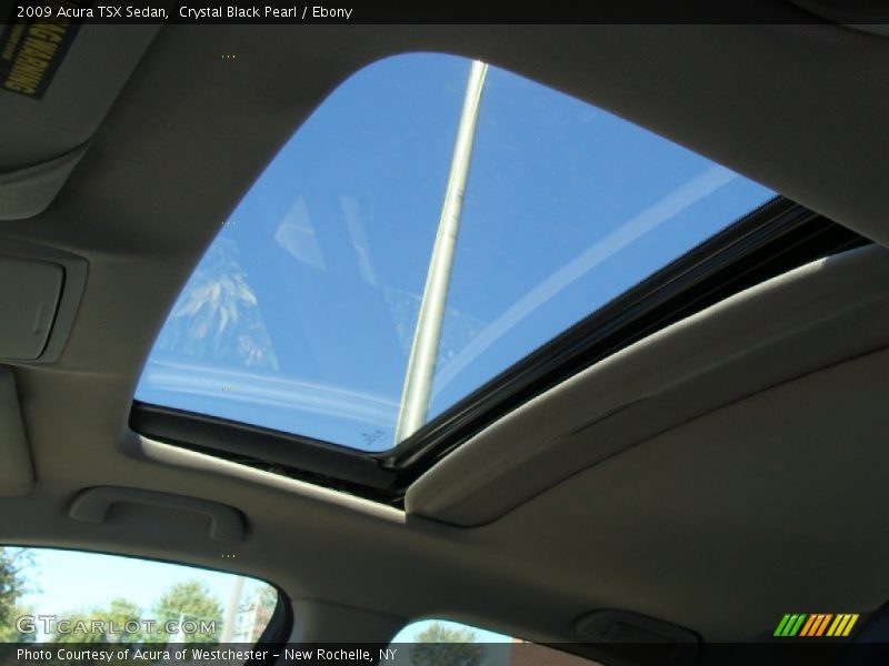 Crystal Black Pearl / Ebony 2009 Acura TSX Sedan