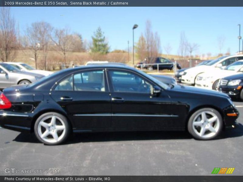 Sienna Black Metallic / Cashmere 2009 Mercedes-Benz E 350 Sedan