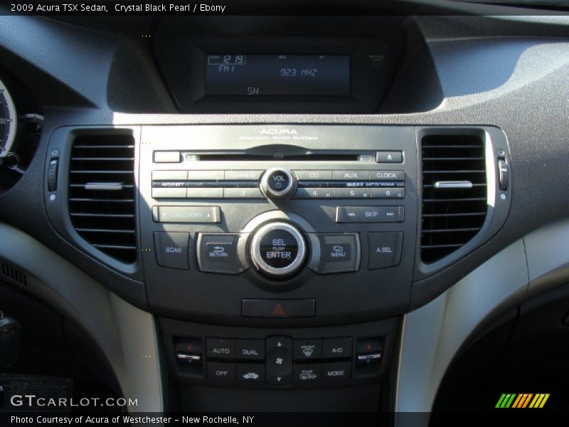 Crystal Black Pearl / Ebony 2009 Acura TSX Sedan