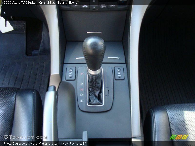 Crystal Black Pearl / Ebony 2009 Acura TSX Sedan