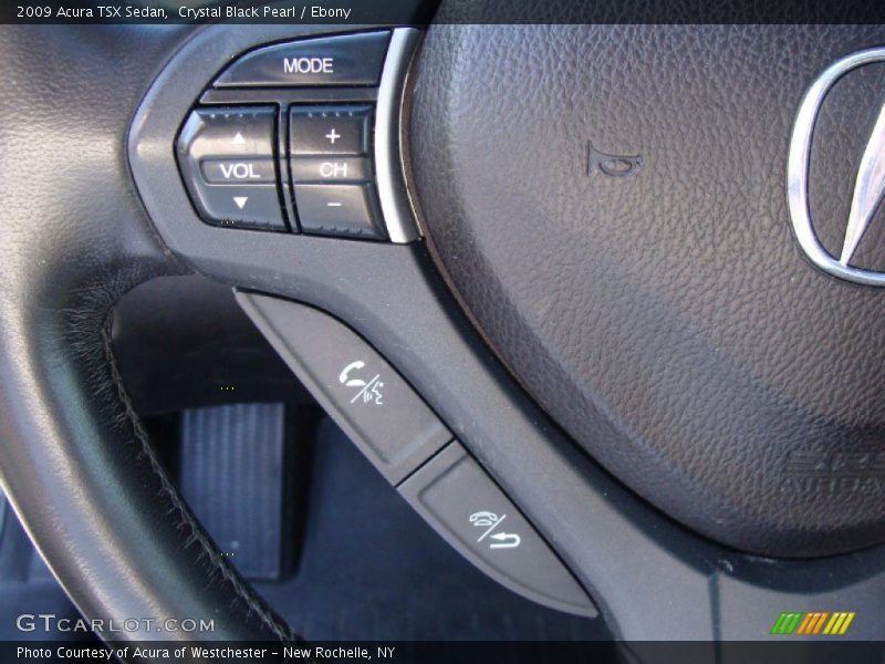 Crystal Black Pearl / Ebony 2009 Acura TSX Sedan