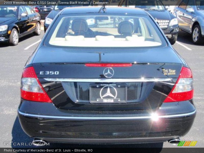 Sienna Black Metallic / Cashmere 2009 Mercedes-Benz E 350 Sedan