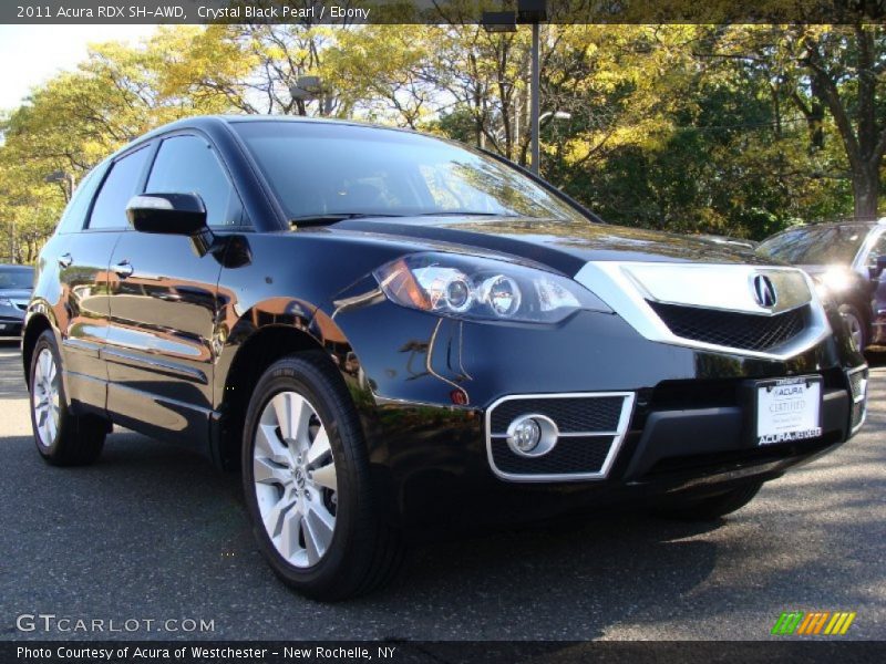 Crystal Black Pearl / Ebony 2011 Acura RDX SH-AWD