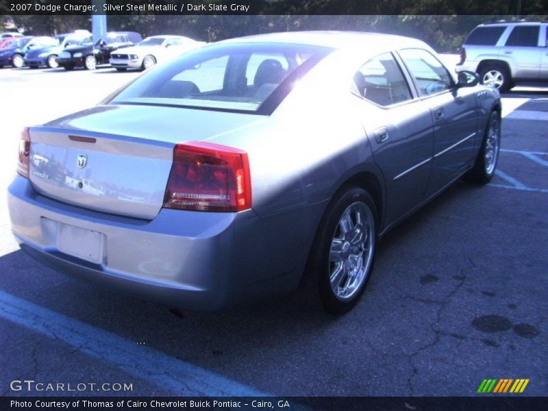 Silver Steel Metallic / Dark Slate Gray 2007 Dodge Charger