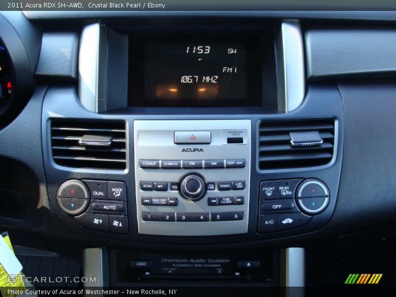 Controls of 2011 RDX SH-AWD