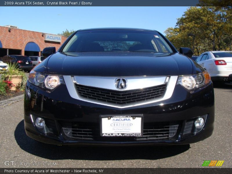 Crystal Black Pearl / Ebony 2009 Acura TSX Sedan