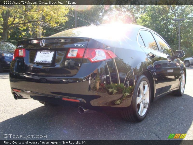 Crystal Black Pearl / Ebony 2009 Acura TSX Sedan