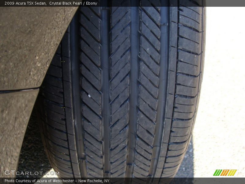 Crystal Black Pearl / Ebony 2009 Acura TSX Sedan