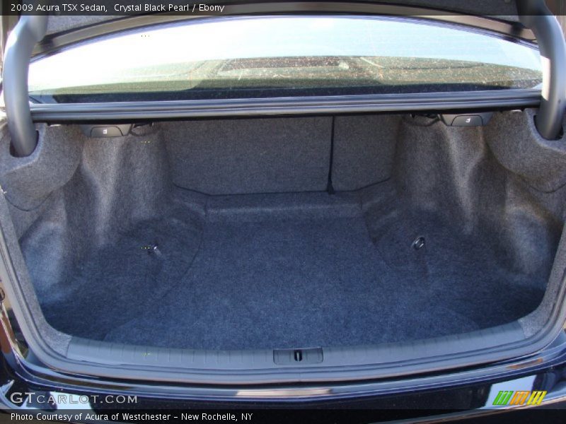 Crystal Black Pearl / Ebony 2009 Acura TSX Sedan