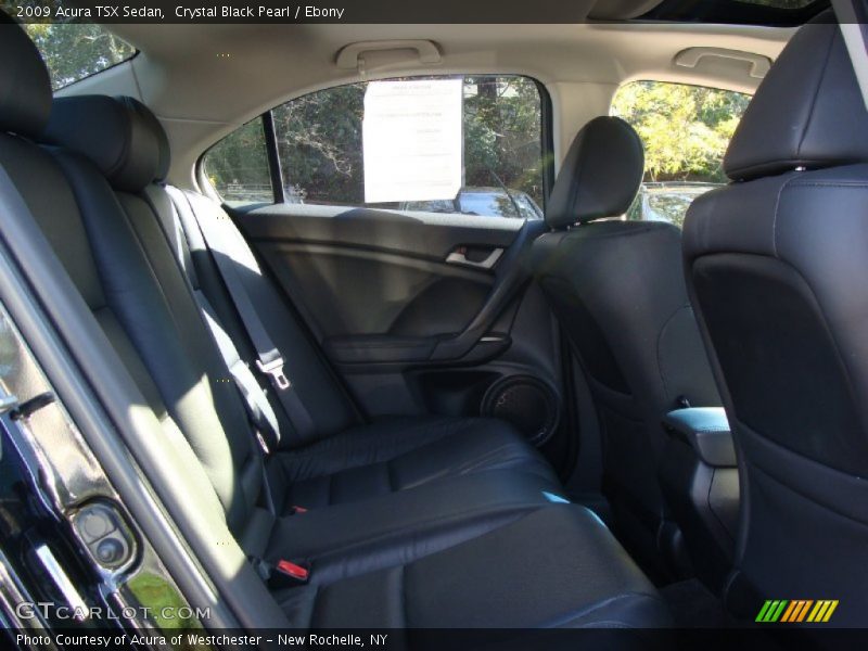Crystal Black Pearl / Ebony 2009 Acura TSX Sedan