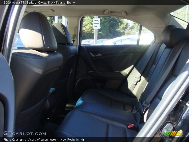 Crystal Black Pearl / Ebony 2009 Acura TSX Sedan