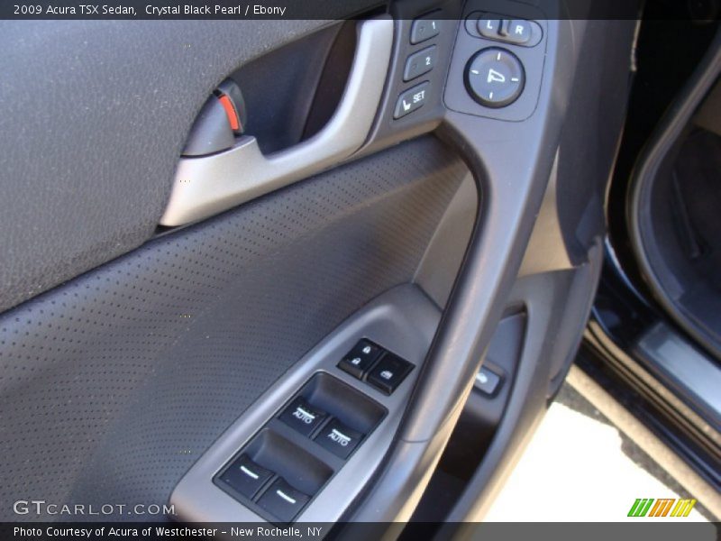Crystal Black Pearl / Ebony 2009 Acura TSX Sedan
