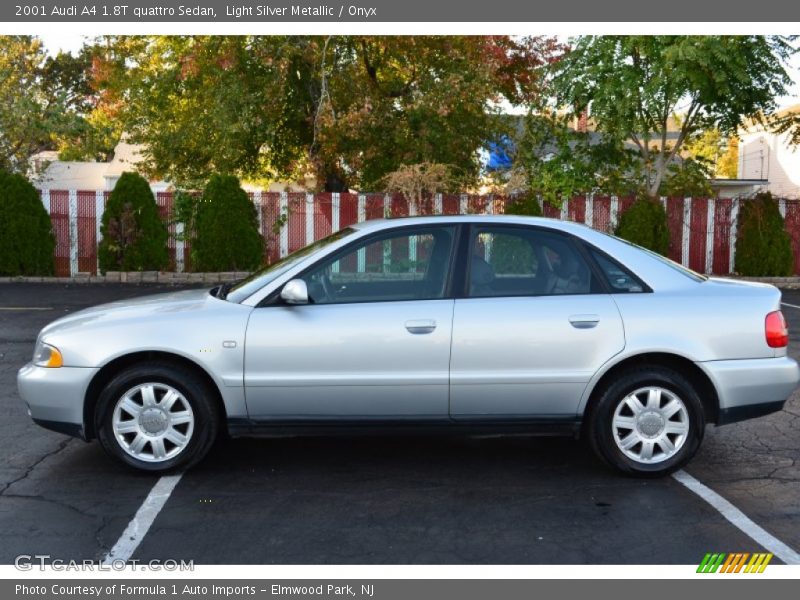 Light Silver Metallic / Onyx 2001 Audi A4 1.8T quattro Sedan