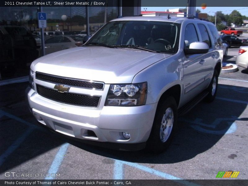 Sheer Silver Metallic / Ebony 2011 Chevrolet Tahoe LT
