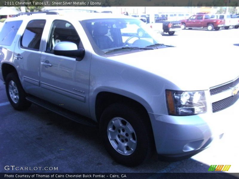 Sheer Silver Metallic / Ebony 2011 Chevrolet Tahoe LT