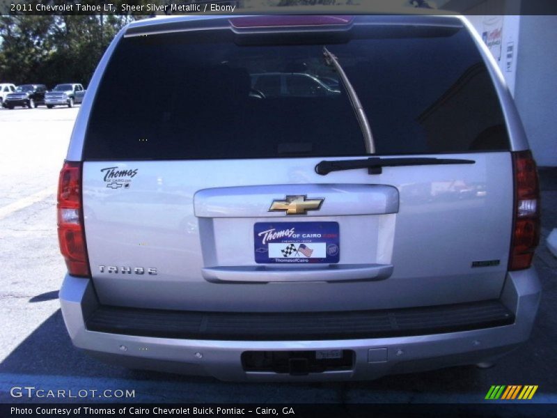 Sheer Silver Metallic / Ebony 2011 Chevrolet Tahoe LT