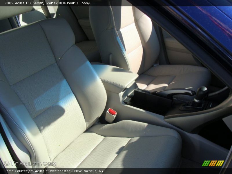 Vortex Blue Pearl / Ebony 2009 Acura TSX Sedan