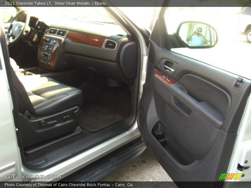 Sheer Silver Metallic / Ebony 2011 Chevrolet Tahoe LT