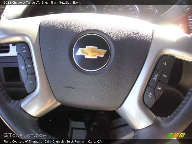 Sheer Silver Metallic / Ebony 2011 Chevrolet Tahoe LT