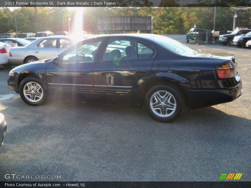 Dark Blue Metallic / Dark Pewter 2003 Pontiac Bonneville SE