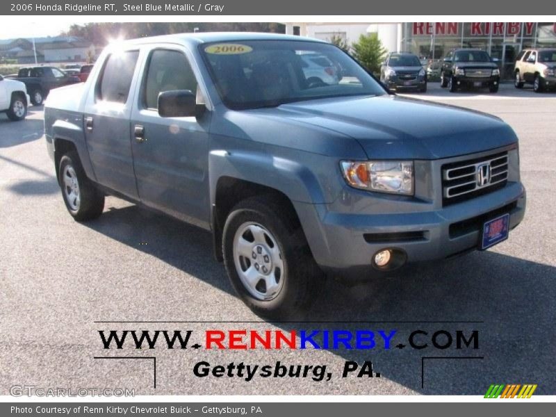 Steel Blue Metallic / Gray 2006 Honda Ridgeline RT