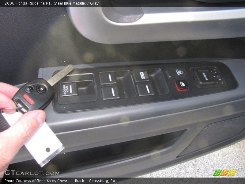 Steel Blue Metallic / Gray 2006 Honda Ridgeline RT
