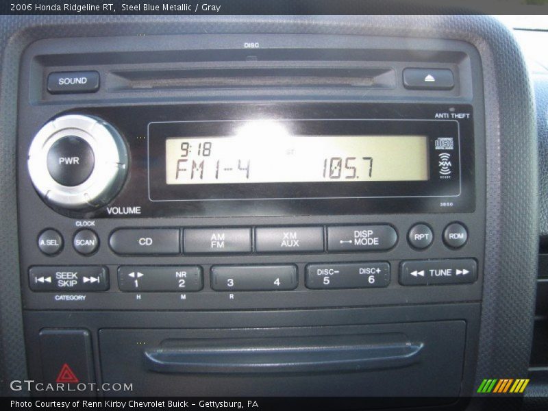 Steel Blue Metallic / Gray 2006 Honda Ridgeline RT