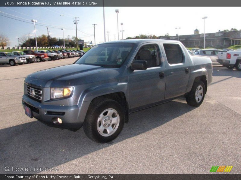 Steel Blue Metallic / Gray 2006 Honda Ridgeline RT