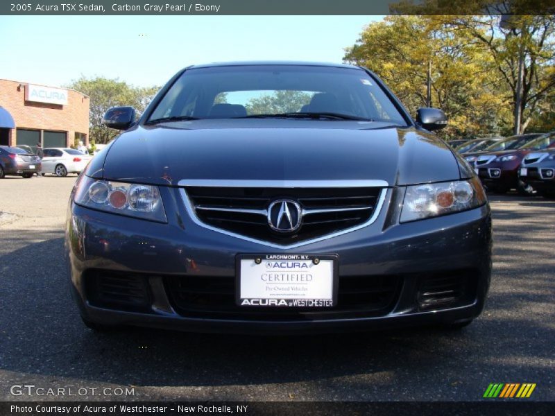 Carbon Gray Pearl / Ebony 2005 Acura TSX Sedan