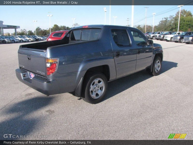 Steel Blue Metallic / Gray 2006 Honda Ridgeline RT